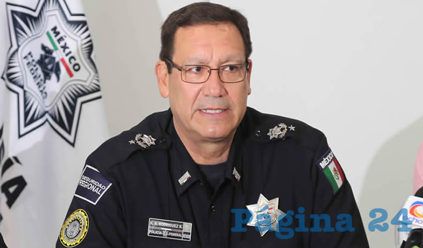 Roberto Rodríguez Rivero, coordinador estatal de la Policía Federal (Foto: Eddylberto Luévano Santillán)