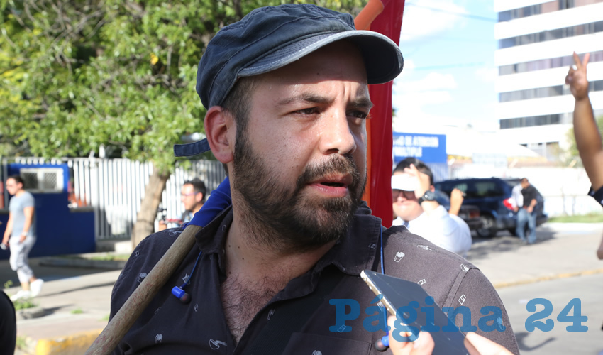 Manuel Gutiérrez Flores, vicecoordinador del Colectivo SerGay (Foto: Eddylberto Luévano Santillán)