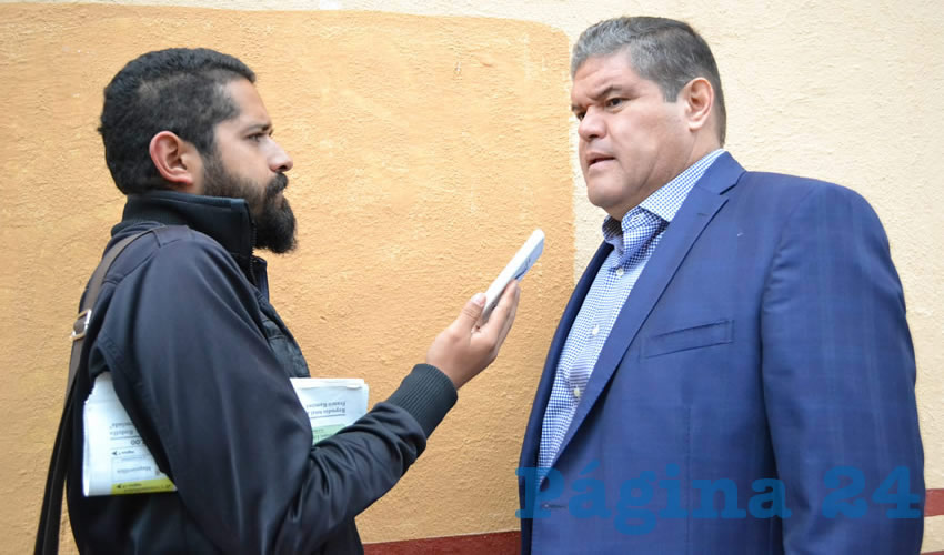 Jesús Manuel Pérez Hernández, presidente de la Cámara Nacional de Comercio y Servicios Turísticos de Zacatecas (Canacozac). (Foto: Merari Martínez)