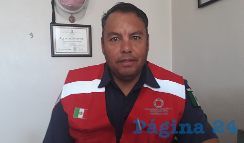 Jefe del departamento de protección civil