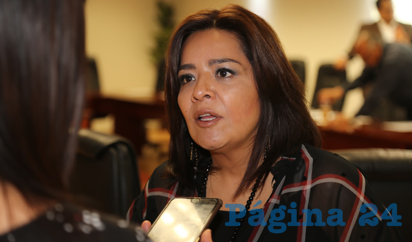 Elsa Amabel Landín Olivares, diputada local (Foto: Eddylberto Luévano Santillán)