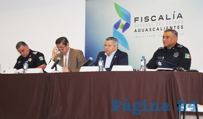Rueda de prensa de instituciones de Seguridad Pública