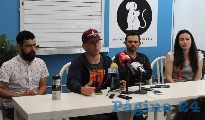 Rueda de prensa de ambientalistas