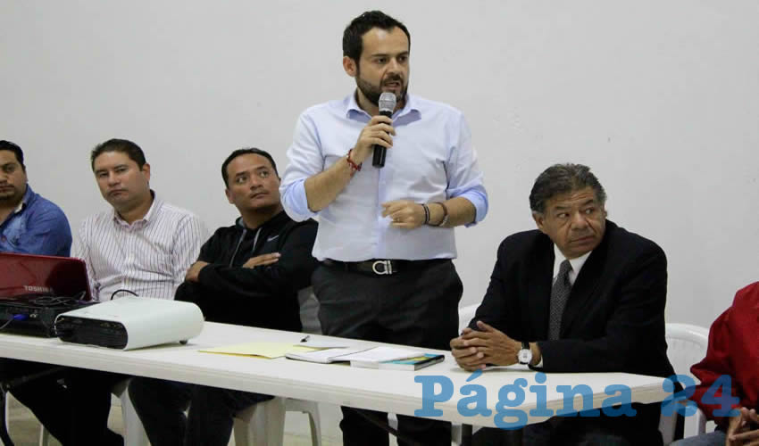 El alcalde se reunió con promotores deportivos, funcionarios municipales y deportistas exhortándolos a formar equipos de trabajo
