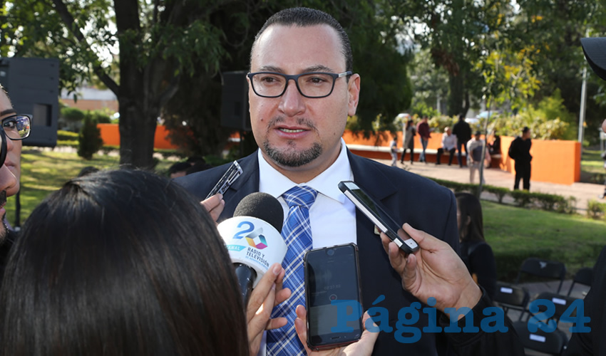 Paulo Gonzalo Martínez López, presidente del CDE del PAN (Foto: Eddylberto Luévano Santillán)