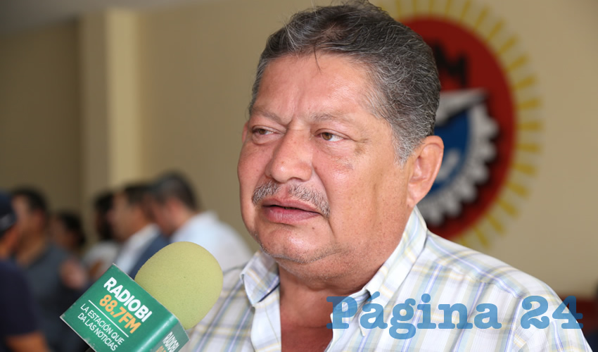 Roberto Mora M&aacute;rquez, secretario general del Sindicato de Trabajadores de Autotransporte