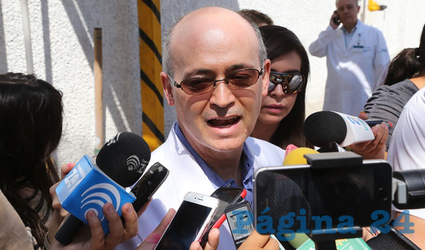 Armando Ramírez Loza, director del Centenario Hospital Hidalgo