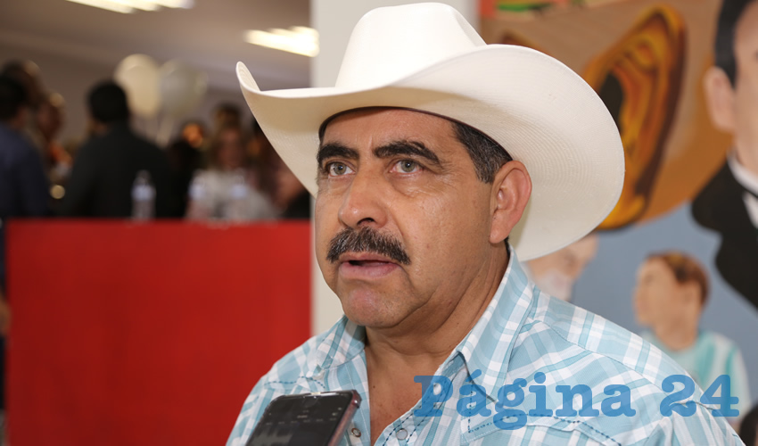David N&aacute;jera Moreno, dirigente de la CNC en Aguascalientes (Foto: Eddylberto Lu&eacute;vano Santill&aacute;n)
