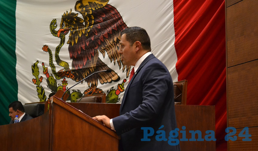 José Juan Estrada Hernández, titular de la Secretaría del Zacatecano Migrante (Sezami) (Foto Merari Martínez Castro)