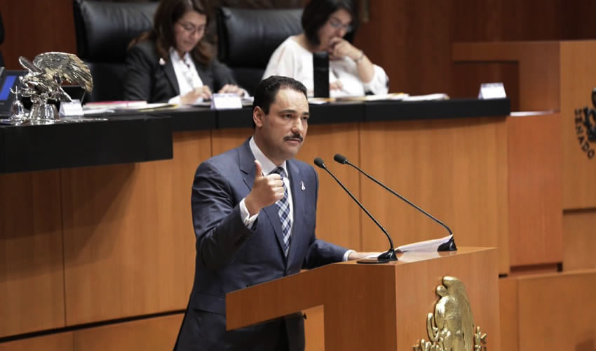 Juan Antonio Martín del Campo, senador de la República