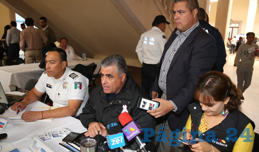 Antonio Martínez Romo, secretario de Seguridad Pública Municipal (Foto: Eddylberto Luévano Santillán)