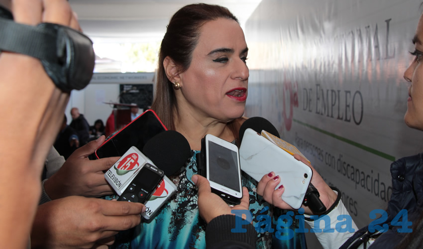 María de Lourdes Rodarte Díaz, titular de la Subsecretaría para la Inclusión de Personas con Discapacidad. (Foto: Rocío Castro Alvarado)