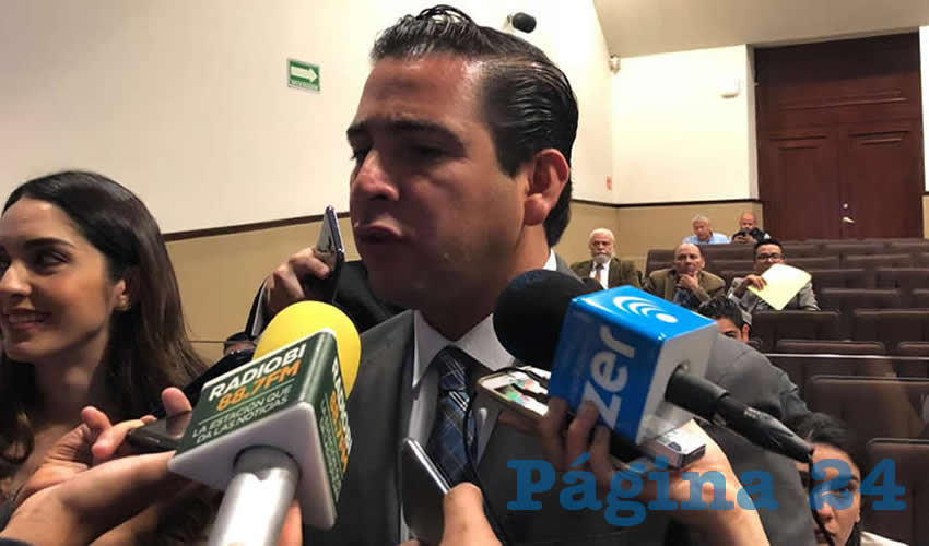 Gustavo Alberto Báez Leos, diputado local (Foto: Eddylberto Luévano Santillán)