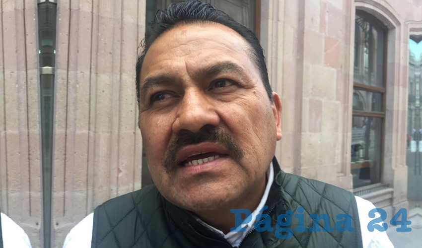 Ignacio Fraire Zúñiga, dirigente del partido PAZ (Foto Cristo González)