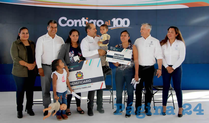 El gobernador del Estado, Mart&iacute;n Orozco Sandoval, encabez&oacute; la intervenci&oacute;n n&uacute;mero 17 del programa Contigo al 100