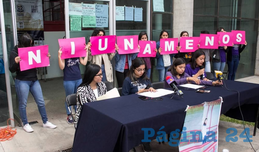 “Recordamos a Cinthia, y a todas esas mujeres que no han tenido justicia, a todas esas familias que no descansan por el dolor”