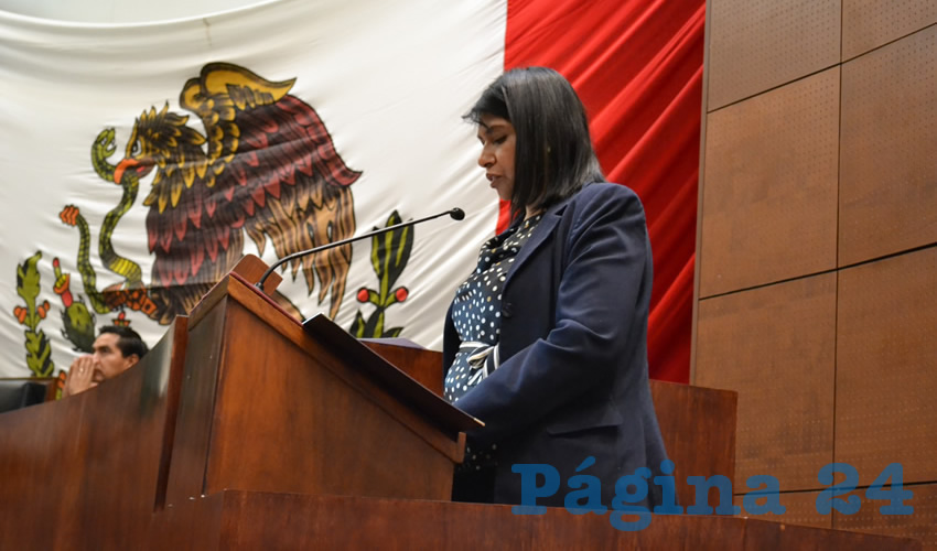 María Guadalupe López Marchant, Secretaria de Desarrollo Urbano, Vivienda y Ordenamiento Territorial (Foto Merari Martínez Castro)