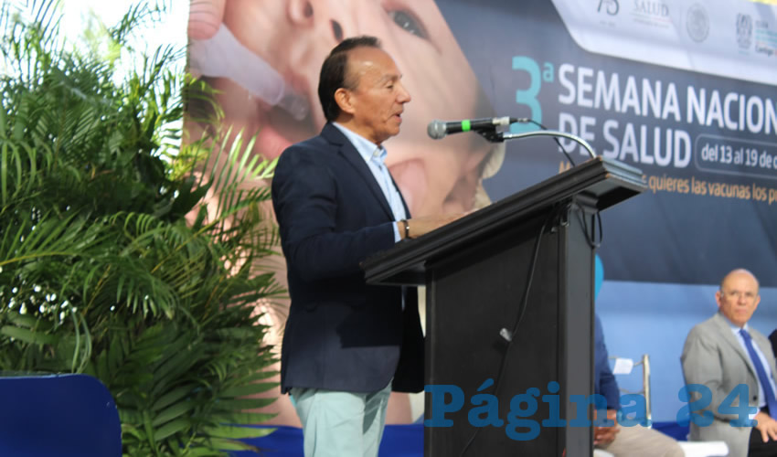 Sergio Velázquez García, secretario de Salud (Foto: Gabriel Soriano)