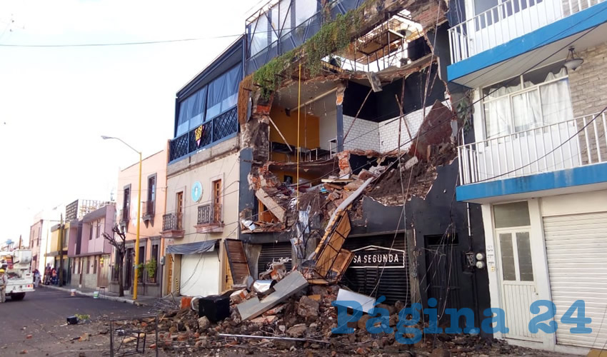 La destruida finca que ocupada el bar Casa Segunda