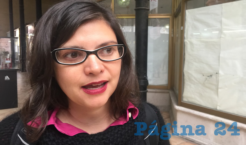 Mara Muñoz Galván, directora del Observatorio de Defensa de los Derechos de Mujeres y Niñas (Foto Cristo González)