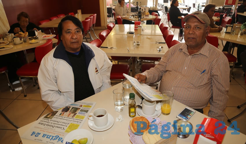 En el restaurante Mitla compartieron el pan y la sal Samuel Vázquez y Antonio Misael Hernández Contreras