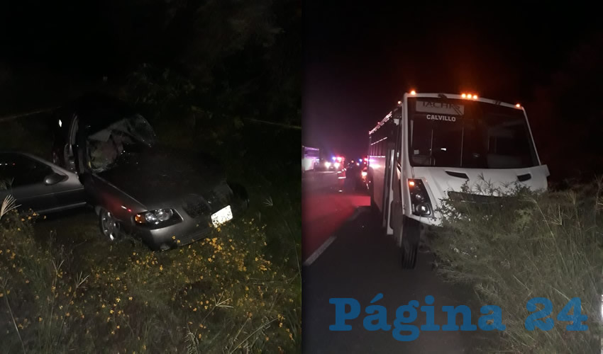 El fatal percance ocurri&oacute; en la carretera a Calvillo, a la altura de Jaltiche de Abajo