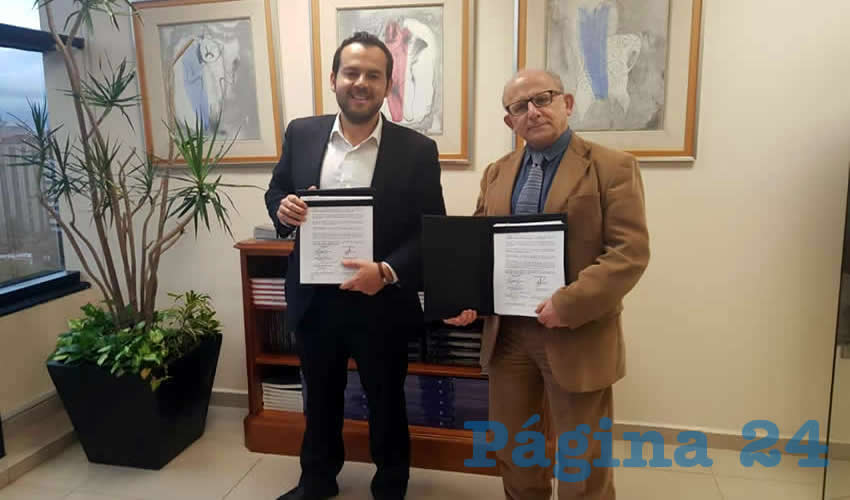 El Presidente Municipal, Ulises Mejía y el Director general del Instituto Nacional de Antropología e Historia (INAH), Diego Prieto Hernández, signaron el trascendental documento