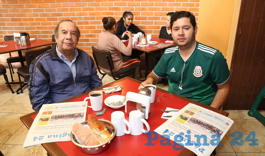 En el restaurante Las Antorchas almorzaron César Ramos Alcocer y Ricardo Ramos Sánchez