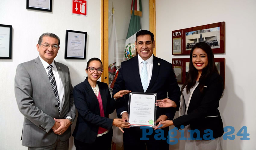 La Universidad Politécnica de Aguascalientes obtuvo la certificación del Instituto Mexicano de la Propiedad Intelectual