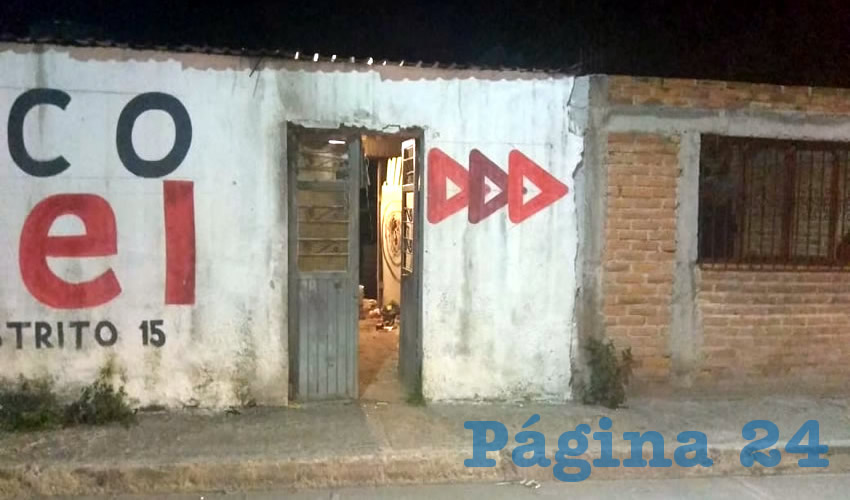 Jos&eacute; Luis Hinojo Carre&oacute;n fue baleado cuando se asom&oacute; por una ventana de la puerta de su casa