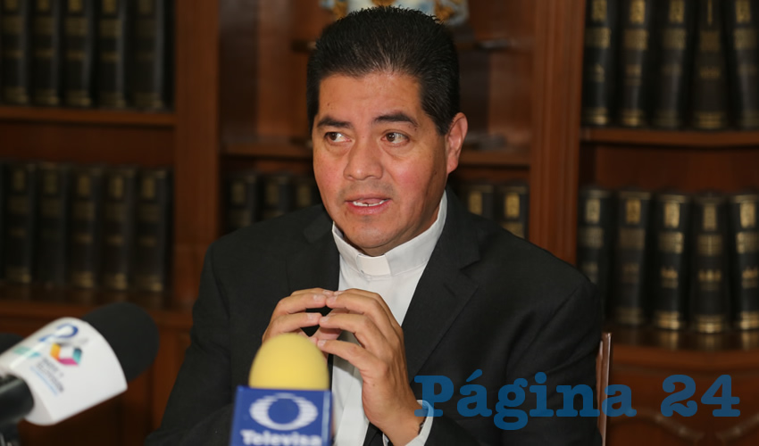 Carlos Alberto Alvarado Quezada, vocero de la Diócesis de Aguascalientes