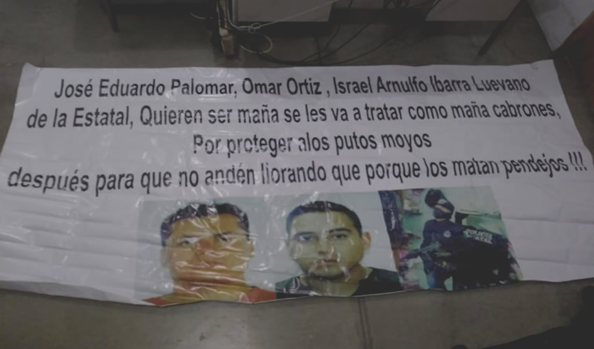 El amenazador mensaje contra uniformados