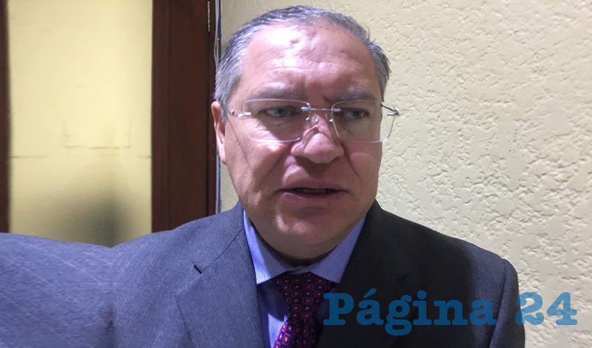 Javier Calzada Vázquez, diputado local de la bancada del Partido Encuentro Social (Foto Cristo González)