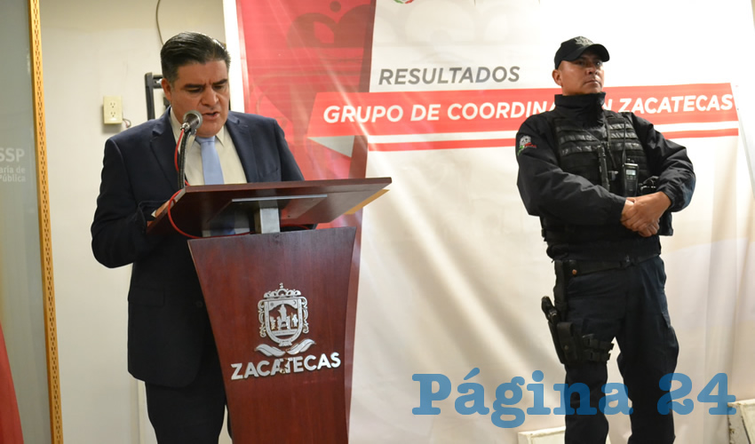 Ismael Camberos Hernández, secretario de Seguridad Pública (Foto Merari Martínez)