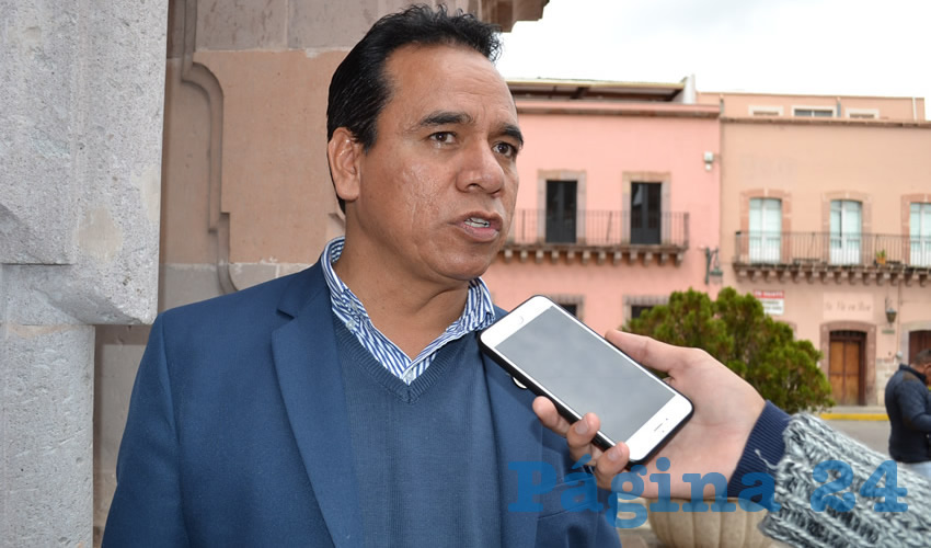 Juan Mendoza Maldonado, diputado local de la bancada del Partido de la Revolución Democrática (PRD) (Foto Merari Martínez)
