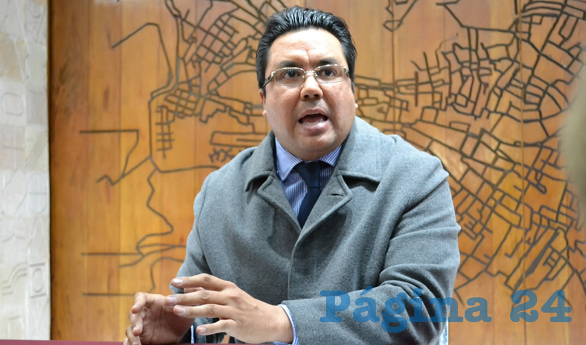 Omar Carrera Pérez, diputado local por el Movimiento de Regeneración Nacional (Foto Merari Martínez Castro)