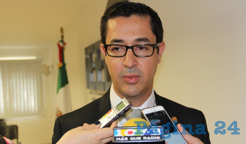 Luis Fernando Landeros Ortiz, presidente del Consejo General del IEE