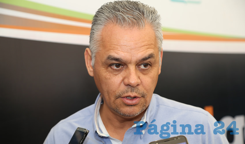 Noel Mata Atilano, presidente municipal de Jesús María (Foto: Eddylberto Luévano Santillán)