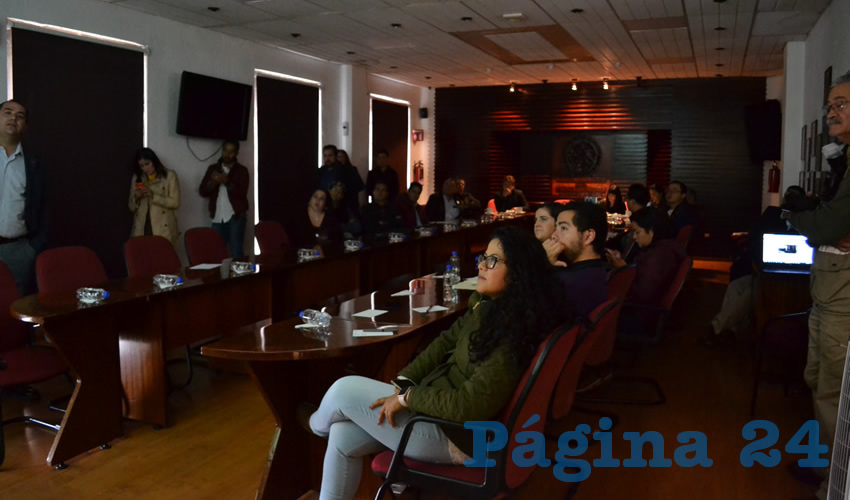 Luis Fernando Maldonado Romero, titular de la Secretaría del Agua y Medio Ambiente (Sama) acudió a las instalaciones del Congreso del Estado, para explicar a los diputados integrantes de la Comisión de Agua, Ecología, Medio Ambiente, y Cambio Climático, el proyecto de la Presa Milpillas (Foto Merari Martínez Castro)