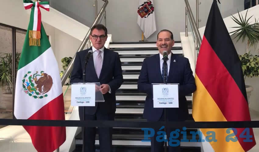 El embajador de Alemania en México, Peter Tempel destacó la relación comercial y de negocios que existe entre su país y Aguascalientes