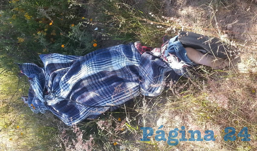 Javier Gómez Salazar y/o José Bolívar “El Güero” fue estrangulado y cobijado, siendo tirado en la carretera estatal 55