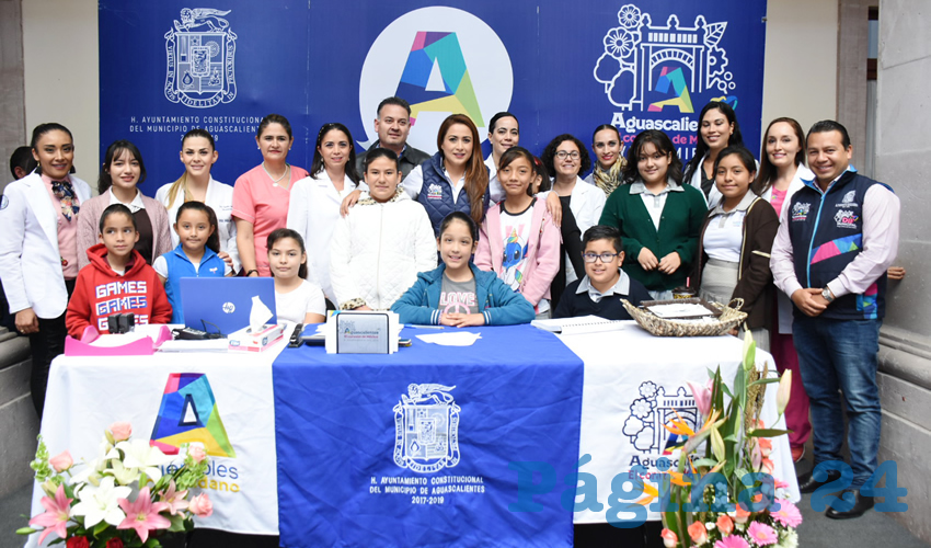 La alcaldesa de Aguascalientes, Tere Jiménez une esfuerzos con el Colegio de Ortodoncistas para beneficiar a 30 niñas y niños de escasos recursos