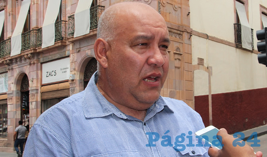 Carlos García Murillo, secretario de formación política en el Partido de la Revolución Democrática (Foto Rocío Castro Alvarado)