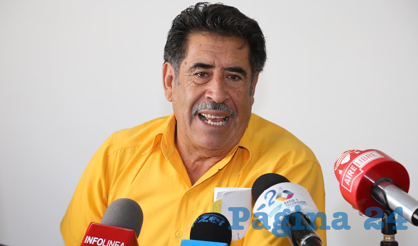 Daniel Vital Cruz, presidente del CEE del PRD (Foto: Eddylberto Luévano Santillán)