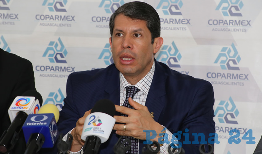 Ra&uacute;l Gonz&aacute;lez Alonso, presidente estatal de la Confederaci&oacute;n Patronal de la Rep&uacute;blica Mexicana