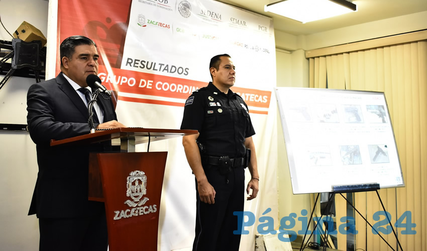 Ismael Camberos Hernández, titular de la Secretaría de Seguridad Pública de Zacatecas. (Foto: Merari Martínez)