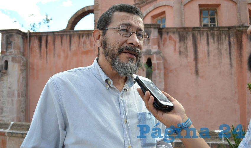 Gerardo Mata Chávez, activista zacatecano. (Foto: Merari Martínez)