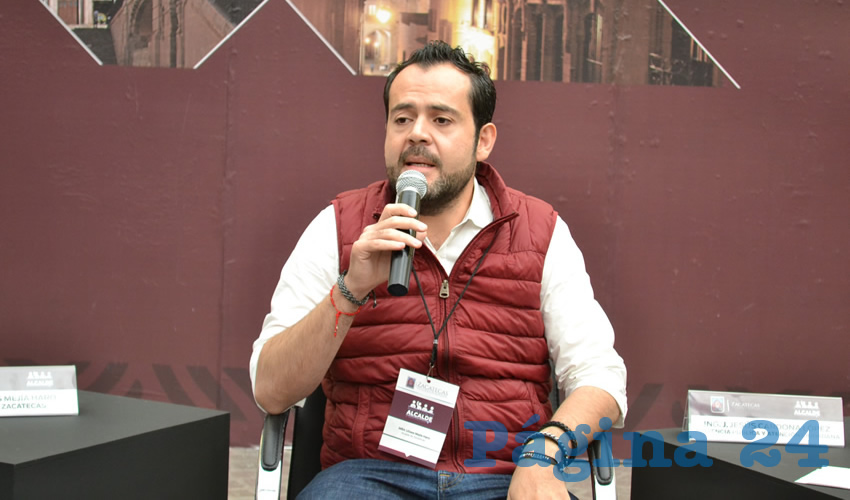 Ulises Mejía Haro, presidente municipal de Zacatecas (Foto Merari Martínez)