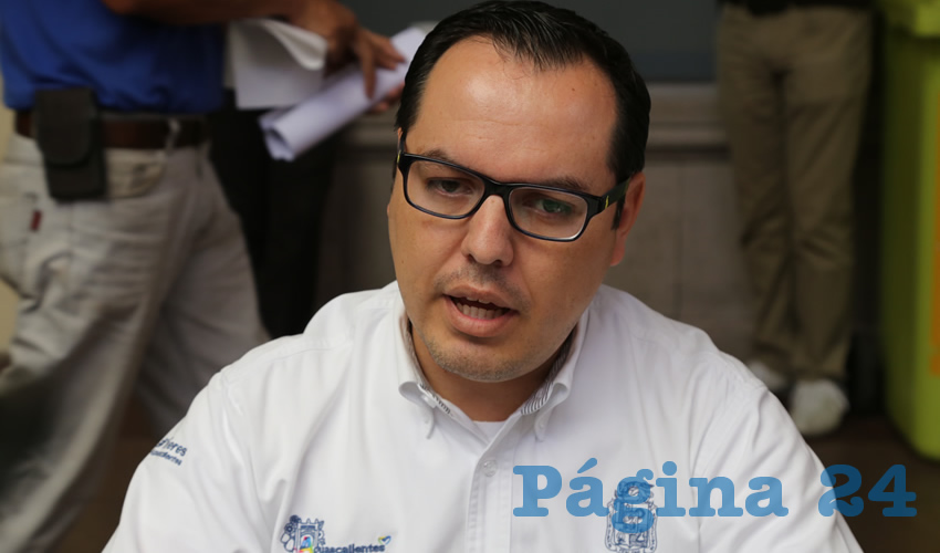 Jaime Gerardo Beltrán Martínez, secretario del Ayuntamiento de Aguascalientes (Foto: Eddylberto Luévano Santillán)