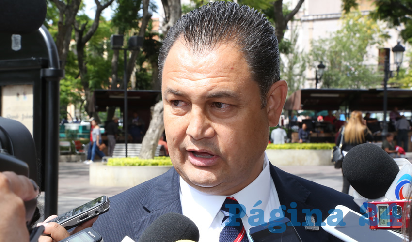 Jaime González de León, secretario de Finanzas (Foto: Eddylberto Luévano Santillán)